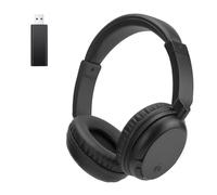 DEARBIRDER Écouteurs sans fil pour TV, écouteurs Bluetooth avec radio FM, écouteurs sur l'oreille réglables et légers pour adultes, adolescents et personnes âgées