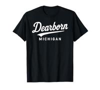 Dearborn Michigan Retro 313 Detroit Highland Park Hamtramck T-Shirt