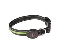 Dearbuy Peach Heart Collier pour chien avec LED rechargeable par USB Vert