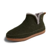 Dearfoams Brixen Pantoufles pour homme confortables, avec semelle en mousse à mémoire de forme, idéale pour l'intérieur et l'extérieur, style boot, pour le camping, Kaki, 45/46 EU