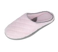 Dearfoams Femme Leslie Washable Memory Foam Terry Clog with Wide Widths Chausson, Rose Frais, Medium Large