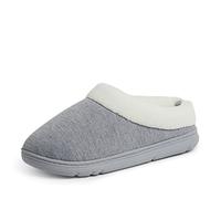 Dearfoams Femme Olive Memory Foam Sweatshirt Clog Chausson, Gris Clair, Small