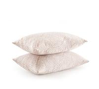 Dearfoams Lot de 2 Coussins de lit en Maille infusée de cuivre, Taille Standard/Grand lit 50,8 x 71,1 cm