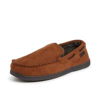 Dearfoams Mocassin avec Pantoufles pour Homme - Marron - châtaigne,