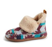 Dearfoams Moritz Chaussons en fourrure pour femme intérieur/extérieur, Rose, 39/40 EU