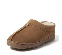 Dearfoams Sabots Doreen en daim pour femme, châtaigne, 37 EU