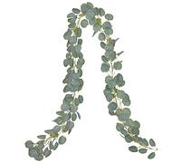 DearHouse Guirlande d'eucalyptus Artificielle, Feuilles d'eucalyptus artificielles, Guirlande Faite à la Main, décoration Murale pour Mariage, Toile de Fond d'arche