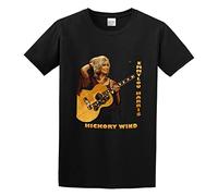 DearIrean Emmylou Harris Hickory Wind Men's Cotton O-Neck Summer T Shirt Black XL