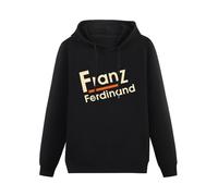 DearIrean Franz Ferdinand Hoody Unisex Ptinted Hoodies Long Sleeve Men's Hooded with Pocket Black L