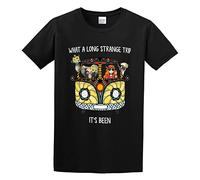 DearIrean What A Long Strange Trip It's Been Unisex 100% Cotton Short-Sleeve T-Shirts Black M
