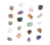 DEARMAMY 1 Boîte Coffret Chakra Naturels Accessoires de Lithothérapie Colorés pour Décoration