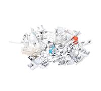 DEARMAMY 1 boîte Lot Presseurs Multifonctions pour Machine à Coudre Domestique Accessoires Pratiques et Légers Compatibles Tige Basse Couture Ourlet Roulé et Broderie