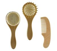 DEARMAMY 1 Ensemble Ensemble de brosse à cheveux pour enfants brosse à laver pour tout-petit peigne infantile peigne pour bébé peigne à croûtes de lait la laine