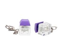 DEARMAMY 1 Ensemble Porte-Clés Keycap Keycaps Charms De À Main De Clavier Charms De À Main Décorations De Clés Porte-Clés De Clavier Pendentif De Clavier De Musique 2 pièces