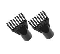 DEARMAMY 1 Jeu Accessoire De Peigne Pour Sèche-cheveux Accessoire Sèche-cheveux Buse Sèche-cheveux Universelle Embout Universel Pour Sèche-cheveux Abdos Black 2 Pièces