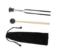 DEARMAMY 1 Jeu De Diapasons 256 Hz Avec Marteau Diapason Diapason De Diapason En Acier Kit De Thérapie D'Accordage De Piano Diapasons De Marteau D'Accordage Pour Accordeur