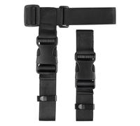 DEARMAMY 1 Jeu Sangle De Connexion pour Bagages Traqueur Polochon Identifiants De Bagages Engrenage Les Bretelles Ceinture De Voyage pour Bagages Serrure à Combinaison Agrafe Nylon Black