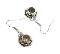 DEARMAMY 1 Paire Boucles D'oreilles Pendantes Dessert Pendentif Tasses Déclaration Boucle D'oreille Boucles D'oreilles Tasse à Thé Vintage Décor D'oreille Esprit Théière Alliage
