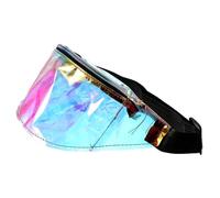 DEARMAMY 1 Pc Banane coloré pour Femme à pour Femme Mesdames Bourse Sacs Blancs pour Femmes saccoche bandouilliere Sacoche Rangement Banane Transparent de Taille TPP