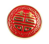 DEARMAMY 1 Pc Broche Chinois goupille pin’s décor rétro d'agent Immobilier pour Hommes Boutons de Manchette pour Homme décor d'or Fournitures de Mariage Ornements de Foulard cuivre