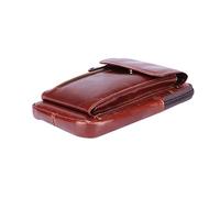 DEARMAMY 1 Pièce Banane Mini-téléphone de Plein air Sacoche Travail Phone Bracket Sacs de Sport de téléphone Portable extérieur Les Hommes utilisent Un de Taille Peau de Vache