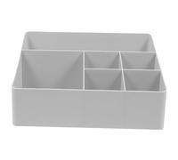 DEARMAMY 1 Pièce Boîte De Rangement Cosmétique Étui De Maquillage Organisateur D'affichage De Maquillage Stockage Organisateur De Soins De La Peau Se Maquiller Rose Salle De Bains Pp Grey