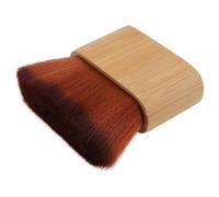 DEARMAMY 1 Pièce brosse à cheveux peluche Brosse de nettoyage Brosse à couper les cheveux coiffure coupe de cheveux plumeau du cou pinceau de maquillage fibre de laine Brun