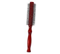 DEARMAMY 1 Pièce Peigne à Rouleau En Bois De Coiffure Cheveux Ronds Poil Petite Brosse à Cheveux Ronde Cuir Chevelu Peignes Peigne Coiffeur Démêler Les Cheveux Rouge Arbre De Lotus