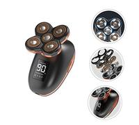 DEARMAMY 1 Pièce rasoir homme hair clipper tondeuse haircut Accessoire de toilettage Rasoir à lumière LED Hommes professionnel recharge rasoir tondeuse à barbe électrique abdos Black