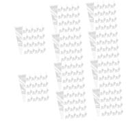 DEARMAMY 10 Ensembles D'emballage De Fleurs De Bouquet De Fleurs Individuel Fleur Manche Enveloppant De Fleurs Manche Unique Manche Rose Unique Seul Plastique 100 Pièces * 10
