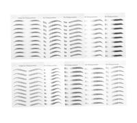 DEARMAMY 10 Feuilles Tatouages Sourcils Artificiels Imitation Tatouages Sourcils Transferts Pour Clairsemés