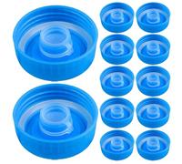 DEARMAMY 10 Pièces Bouchon Anti-déversement Étanche en Plastique pour Bonbonne D'eau, Couvercle de Remplacement pour Seau D'eau, Simple et Moderne, Adapté aux Bouteilles D'eau