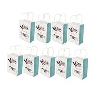 DEARMAMY 10 Pièces En Papier Portable Merci De Matériel Mariage Organza En Papier Toi De Fête Fiançailles Pour Réception Service