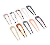 DEARMAMY 10 Pièces Épingles à Cheveux U de Style Français Design Rétro Accessoires Élégants pour Coiffure pour Toutes Occasions