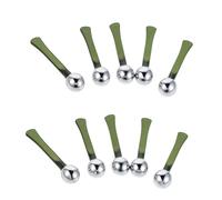 DEARMAMY 10 Pièces Eye Roller Tool Metal Face Massage Stick For Puffiness Wrinkle Care Lotion Applicators