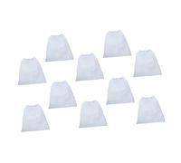 DEARMAMY 10 Pièces nail art clou déposer Salon petit collecter cleaner ongles nail cleaner duster collecteur d'ongles pochette pour tissu non tissé blanche