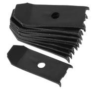 DEARMAMY 10 Pièces Niveleurs de Rallonge de Table à Manger en Fer Noir | Quincaillerie de Montage et Réparation, Usage Polyvalent, Stabilité Renforcée, pour Tiroirs et Meubles