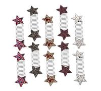 DEARMAMY 10 Pièces Peignes Invisibles pour Cheveux avec Étoiles Pinces Discrètes et Flexibles pour Fixation Ferme Accessoires pour Chignons Queue de Cheval et Élégantes Femme et Fille