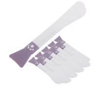 DEARMAMY 10 pièces Pinceaux Applicateurs Silicone Double Embout pour Masque Boueux Brosse Douce à Poils Souples pour Application Uniforme et Grattoir Pratique Outil Réutilisable pour Soin