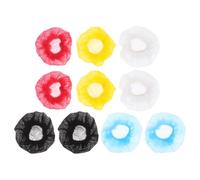DEARMAMY 100 Pièces Bonnette de Micro Jetable, Protection Non Tissée | Application Rapide, Usage pour Discours et Enregistrements, Bande Élastique, Lot Pratique de Remplacement