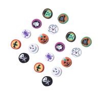 DEARMAMY 100 Pièces Bracelet de Perles Halloween en Pâte Polymère 10mm, Lot DIY
