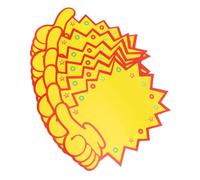 DEARMAMY 100 pièces Étiquettes Autocollantes Promotionnelles pour Prix Signes Publicitaires pour Commerce Papier Lisse Facile à Écrire pour Ventes Flash et Événements