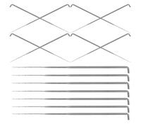 DEARMAMY 100 pièces Kit de Aiguilles à Feutrer Fer pour Feutrage Laine Outils de Broderie Punch Kit Débutant DIY pour Artisanat Laine et Adultes