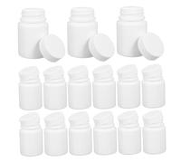 DEARMAMY 100 pièces Mini Pill Bottles Small Vitamin Container With Airtight Screw Top PE Plastic Empty Pill Storage For Travel And Medication