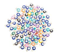 DEARMAMY 100pièces Accessoires Pour Colliers Soi-même Pendentifs De Bracelets Diy Ornements De Bijoux Porte-clés Suspendu Matériaux Pour Création De Bijoux