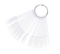 DEARMAMY 100pièces Nuanciers Ongles Pliables Éventail Pour Affichage Couleur Vernis Bâtons Conseils Pratiques Et Faciles à Organiser Pour Art Ongles Et Débutants