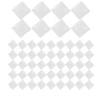 DEARMAMY 100pièces Présentoir De Ongles Verre Transparent Nuancier De Vernis à Ongles Lot De Perles Pour Organisation De Manucure