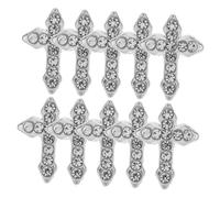 DEARMAMY 10pièces Breloques Pour Ongles Forme De Croix Décorations De Manucure Lot Pour Nail Art