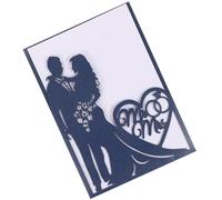 DEARMAMY 10pièces Cartes Invitation Papier Découpées Pour Mariage Élégantes Et Romantiques Convient Pour Célébrations Et Fêtes