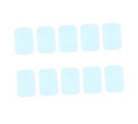 DEARMAMY 10Pièces Coussinets De Gel Hydrogel Transparent Pour Toner Abdominal De Remplacement Autocollants Pour Stimulateur Musculaire Et Ceinture De Abdominal